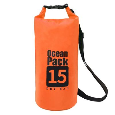 5L 10L 15L 容量の屋外 500D PVC 防水ドライ バッグ