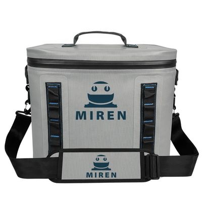 バーベキューキャンプのための軽量の携帯用20Lクーラーバッグライトグレー色