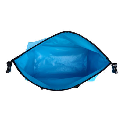 ポータブル ブルー PVC 防水ドライ バッグ軽量 35L 容量